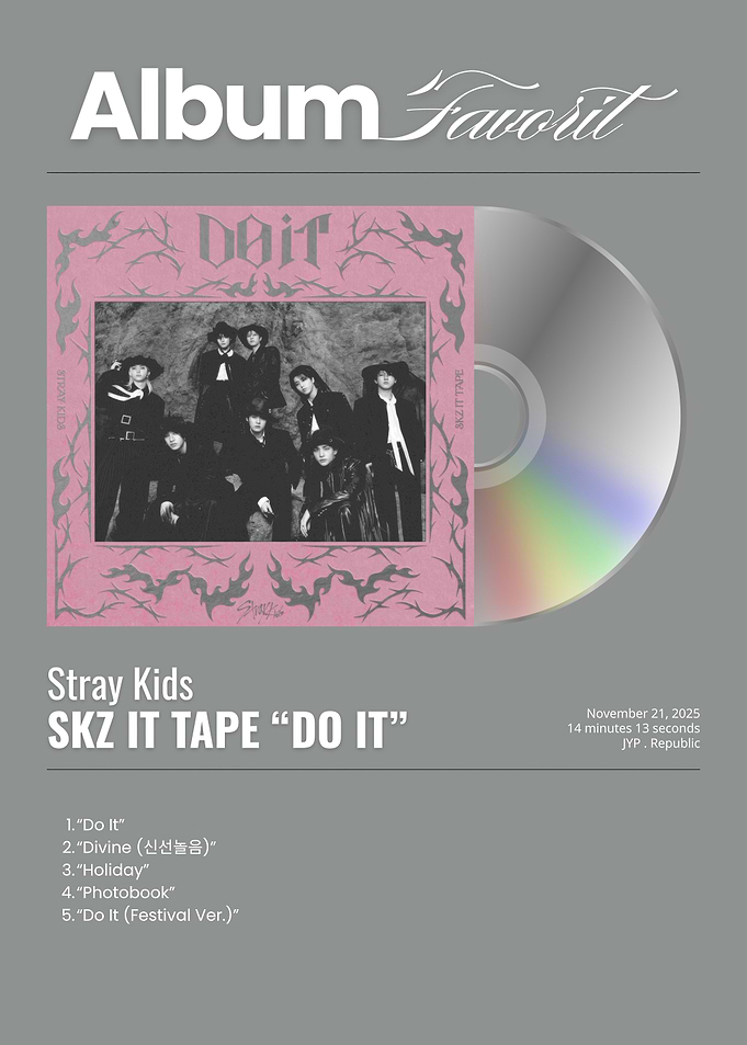 Stray Kids SKZ IT TAPE 'DO IT' Album Cover