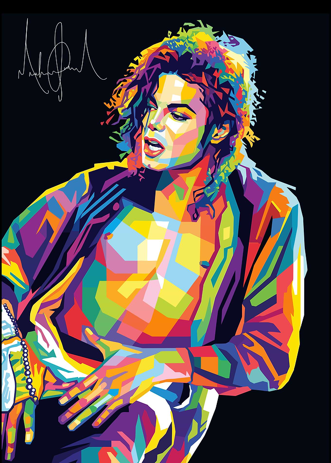 Michael Jackson Pop Art Portrait