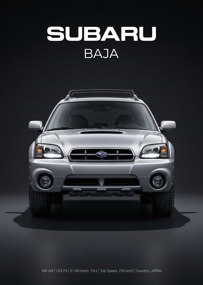 Subaru Baja Car Advertisement