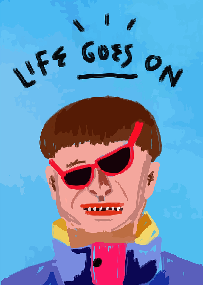 Oliver Tree - Life Goes On Portrait