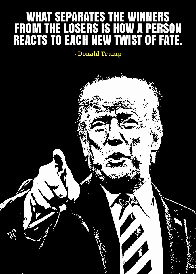 Donald Trump Quote Poster