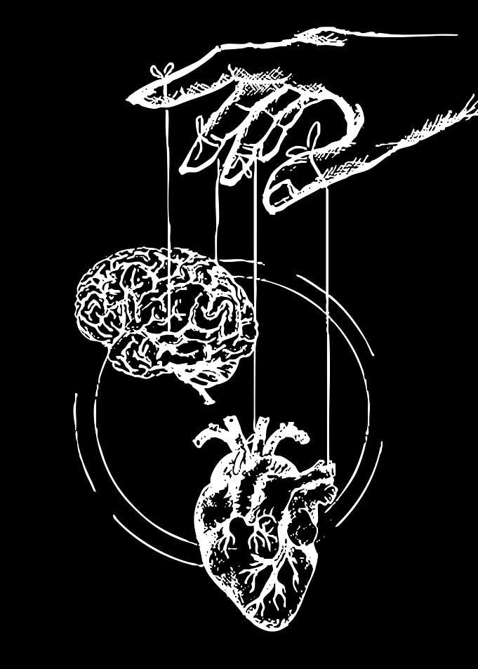 Puppet Master Controlling Brain and Heart