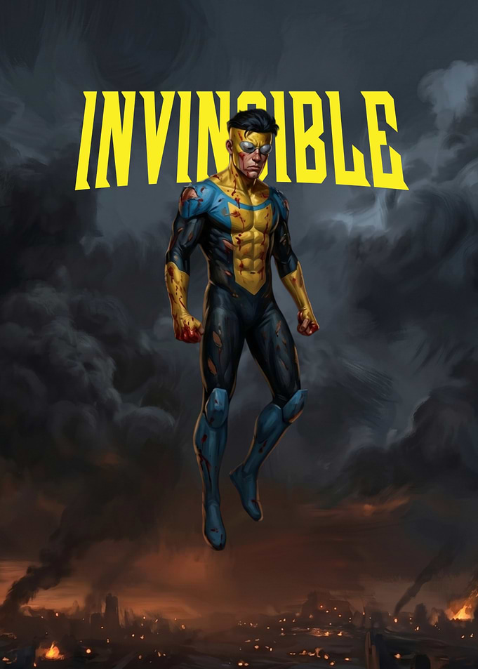 Invincible in a fiery landscape