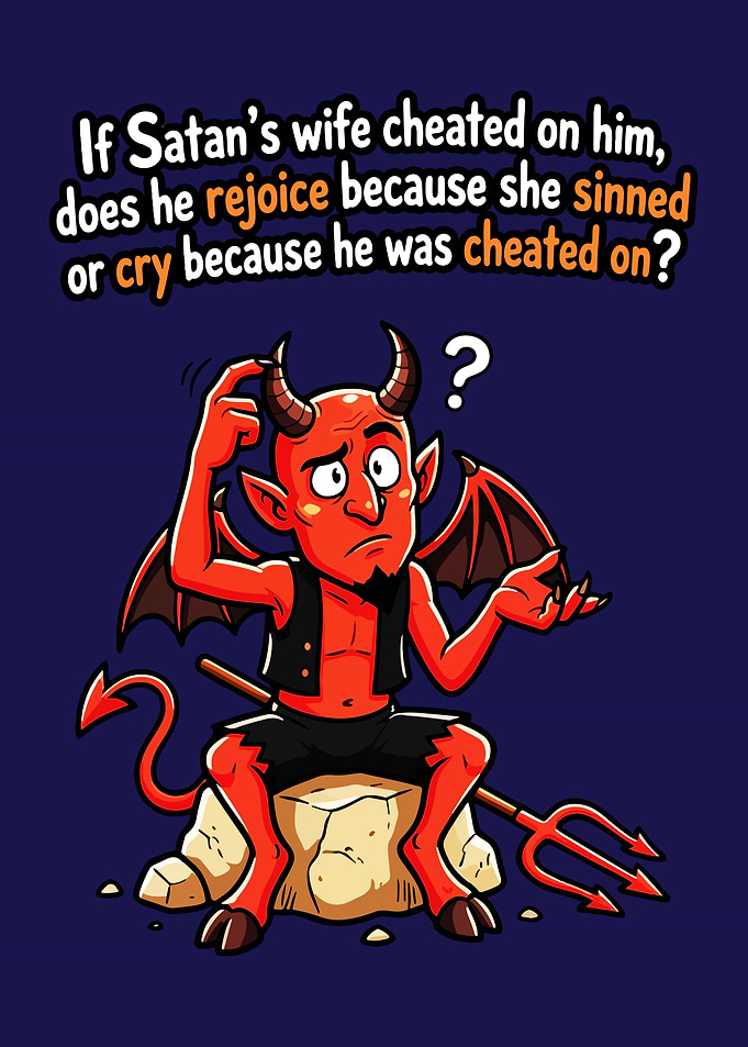 Confused Devil Pondering a Paradox