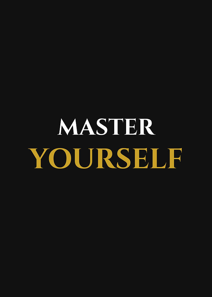 Master Yourself Text Art
