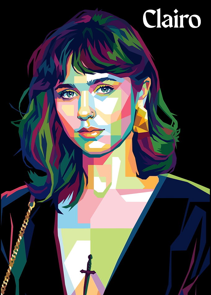 Clairo Pop Art Portrait