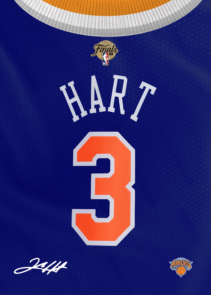 Knicks 2026 NBA Finals Signature Jersey- Josh Hart