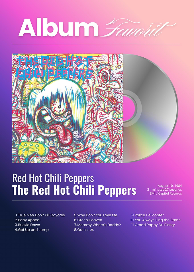 Red Hot Chili Peppers Album Cover