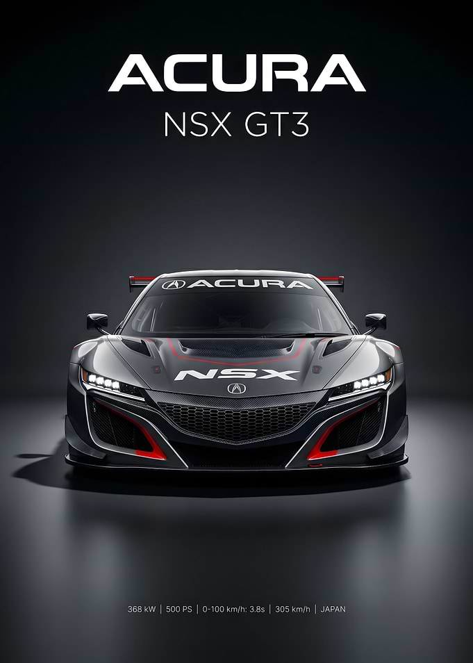 Acura NSX GT3 Race Car