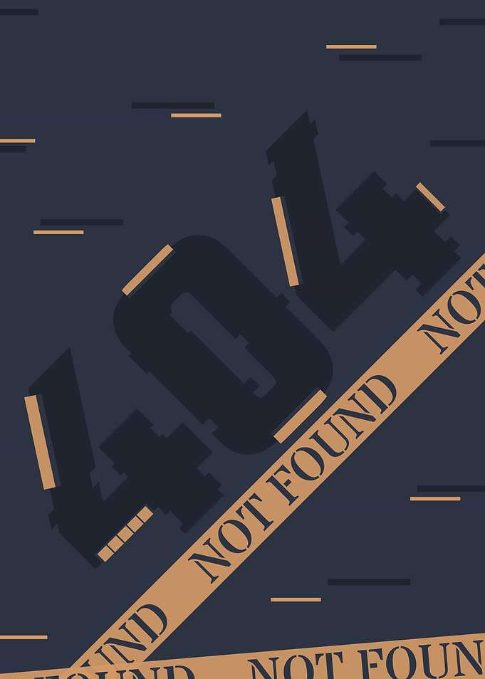 404 Not Found Error Page
