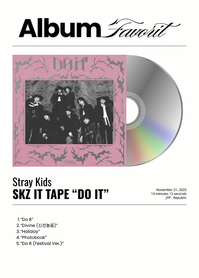 Stray Kids SKZ IT TAPE 'DO IT' Album