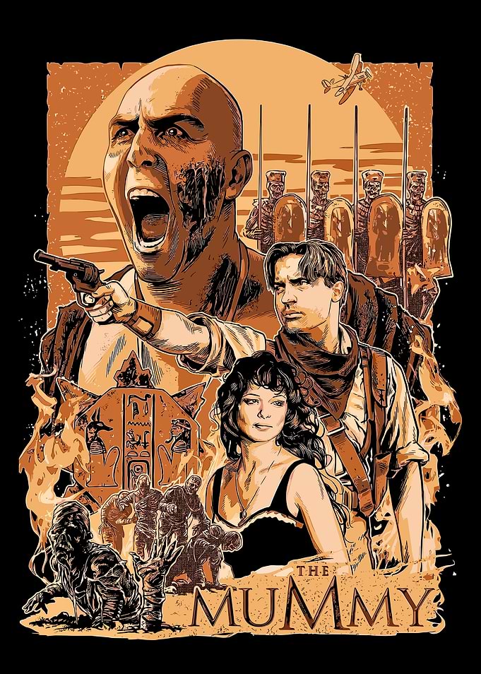 The Mummy Movie Poster Art