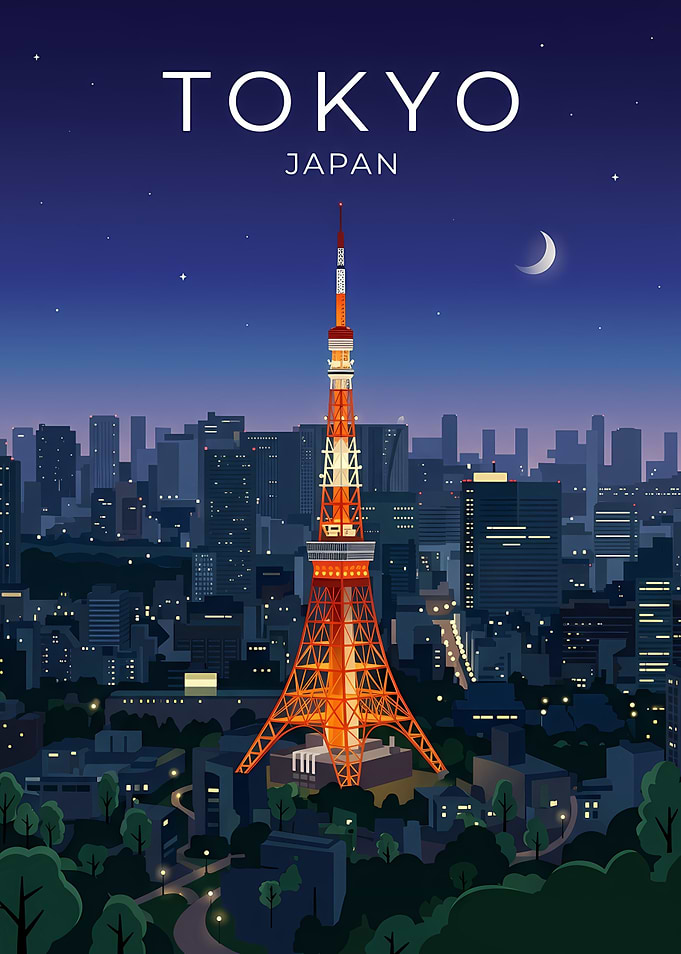 Tokyo Tower at Night