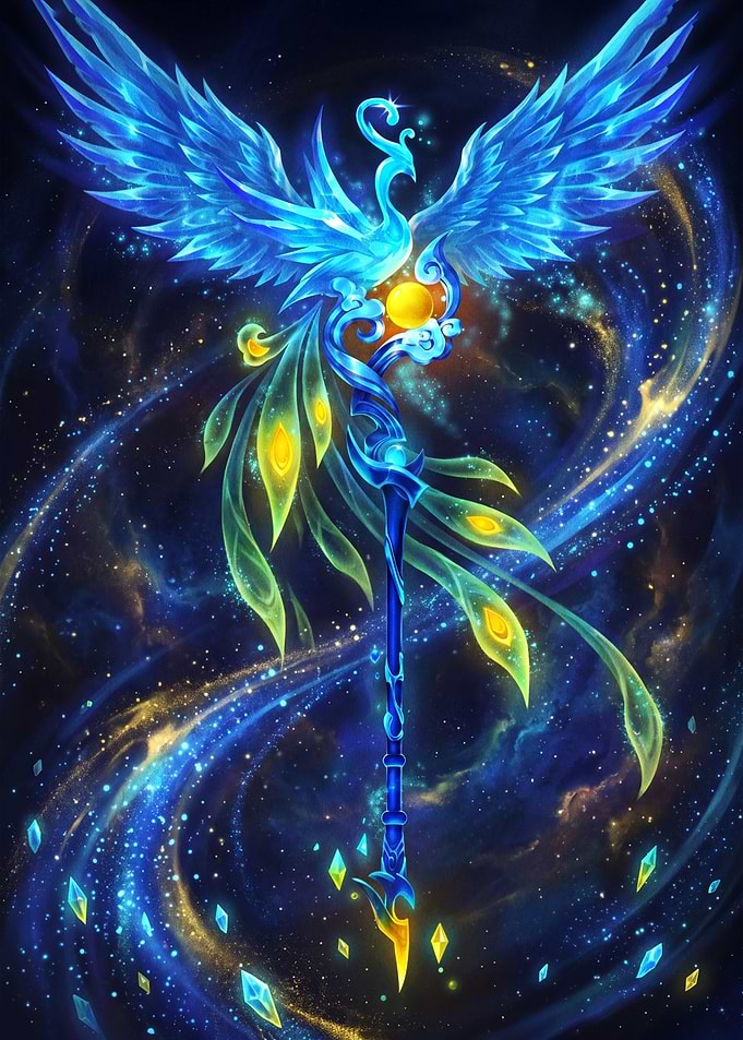 Cosmic Phoenix Staff