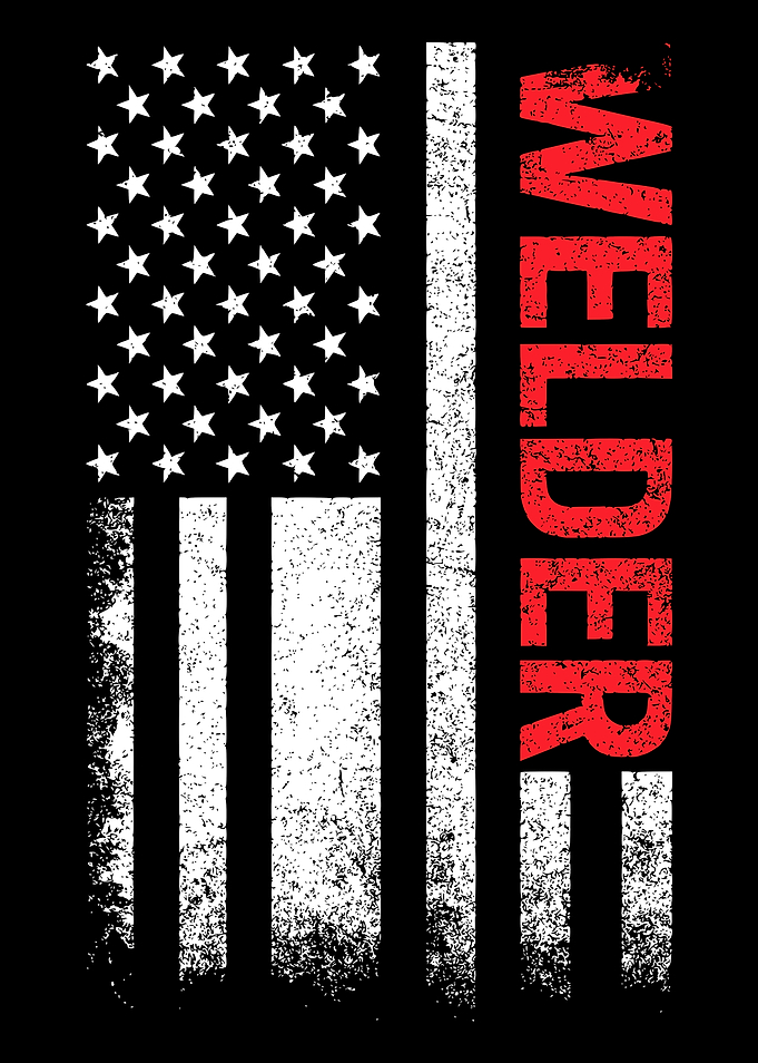 American Flag Welder Design