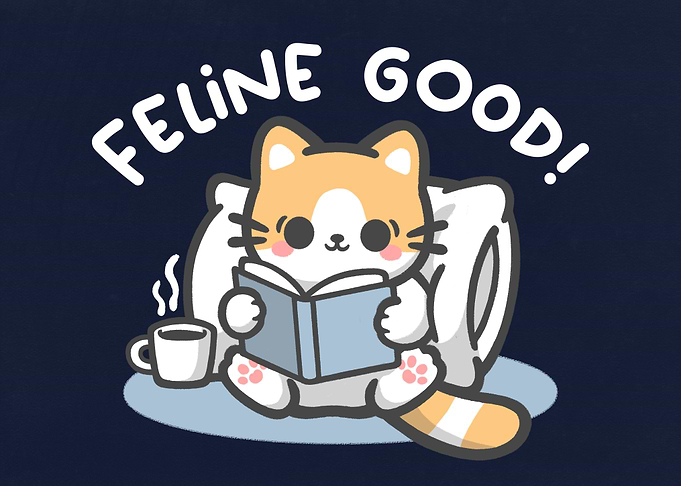 Feline good cute reader cat