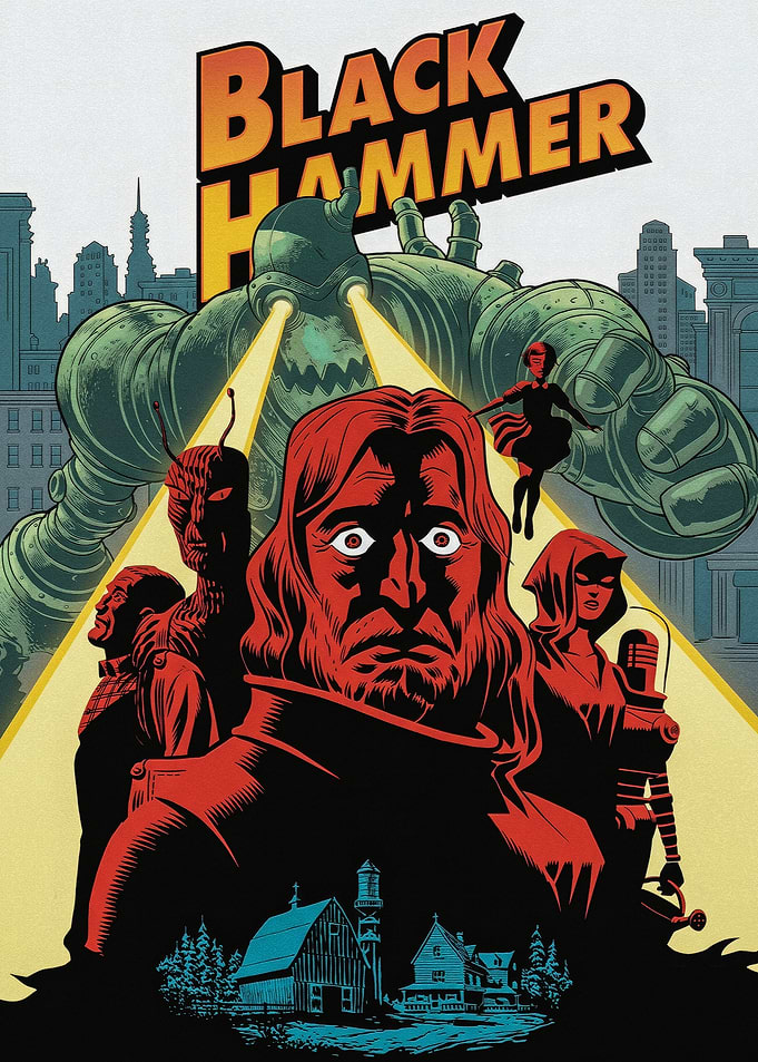 Black Hammer Comic Cover Art