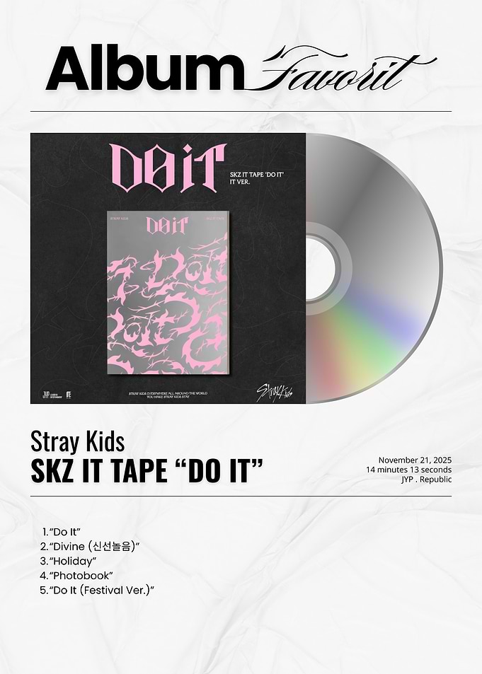 Stray Kids SKZ IT TAPE 'DO IT' Album