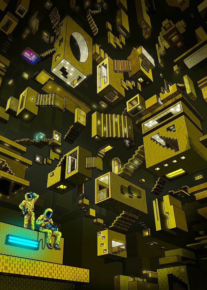 Backrooms Complex - Escher version