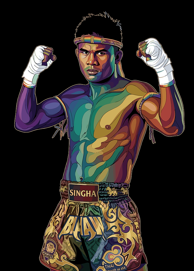 Buakaw Banchamek in Colorful Style