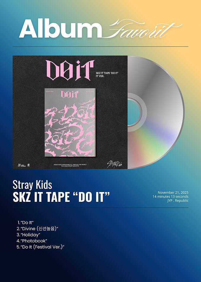 Stray Kids SKZ IT TAPE 'DO IT' Album