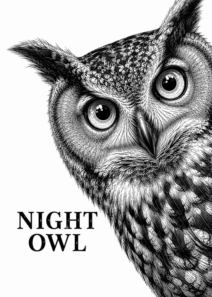 Night Owl Illustration
