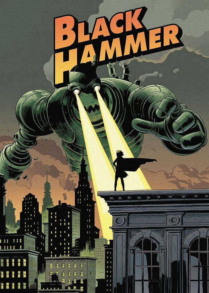 Black Hammer Robot vs Hero