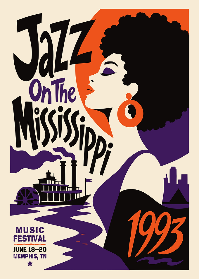 Jazz on the Mississippi 1993 Poster