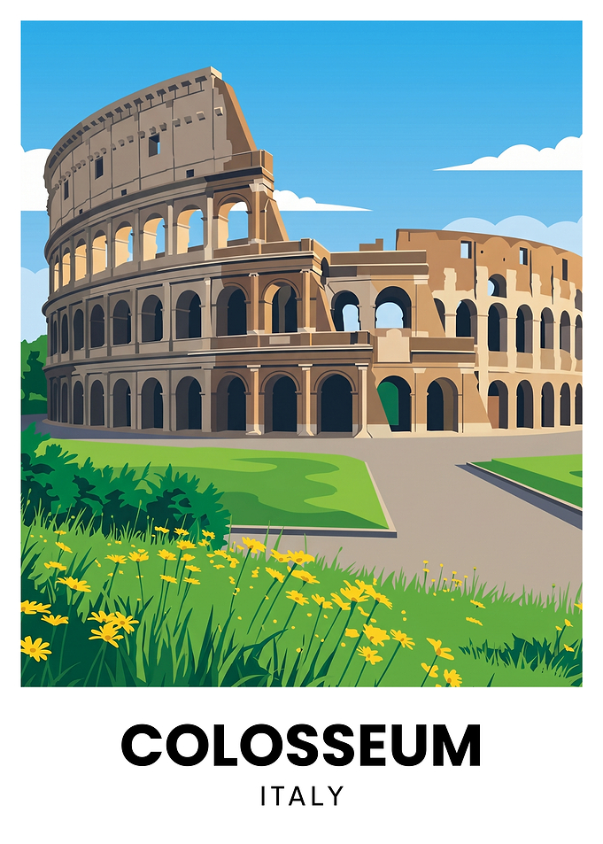 Colosseum in Rome, Italy