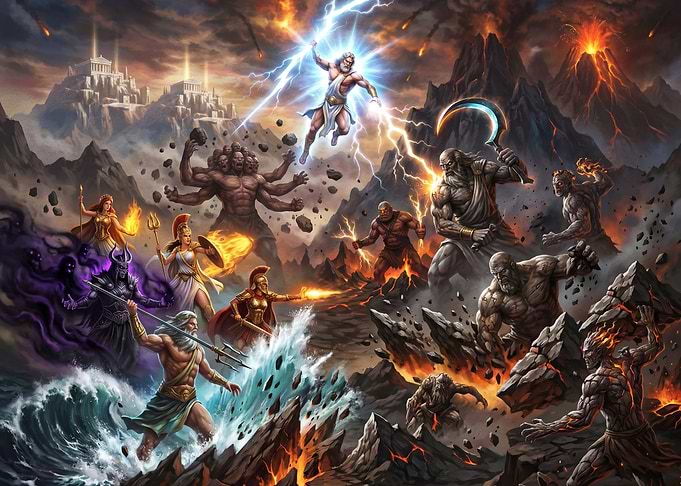 Greek Gods Battle