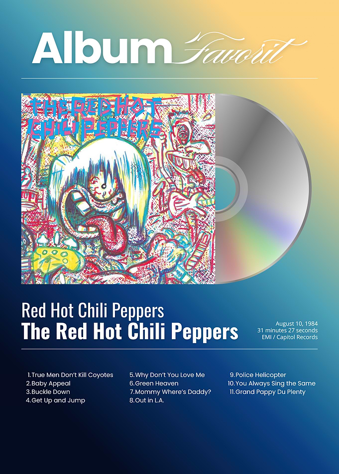 Red Hot Chili Peppers Album Cover