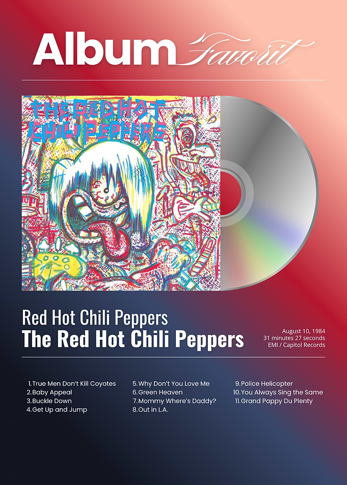 Red Hot Chili Peppers Album Cover