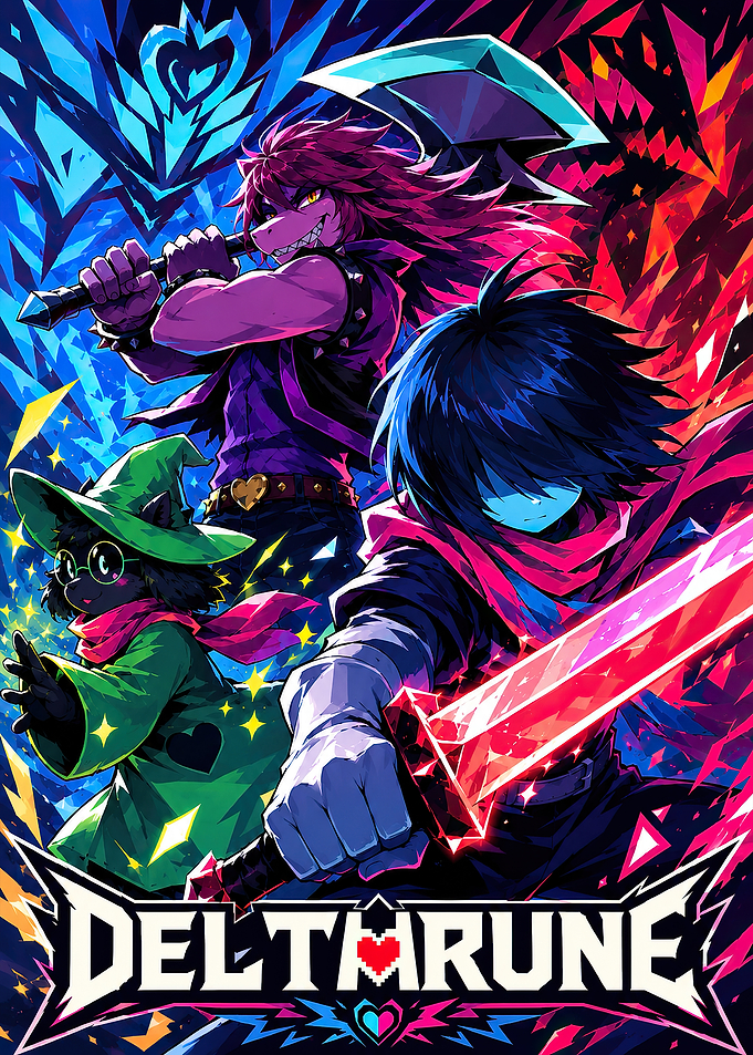 Deltarune Game Poster