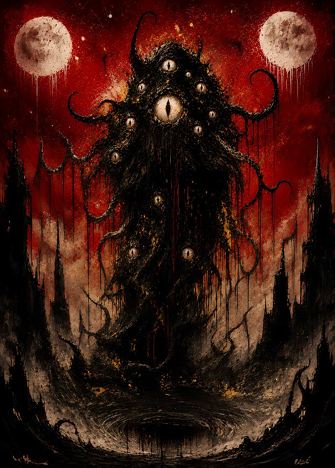 Cosmic Eldritch Horror with Multiple Eyes