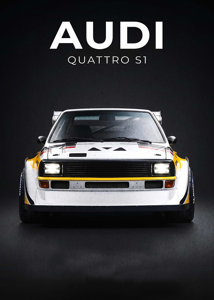Audi Quattro S1 Rally Car