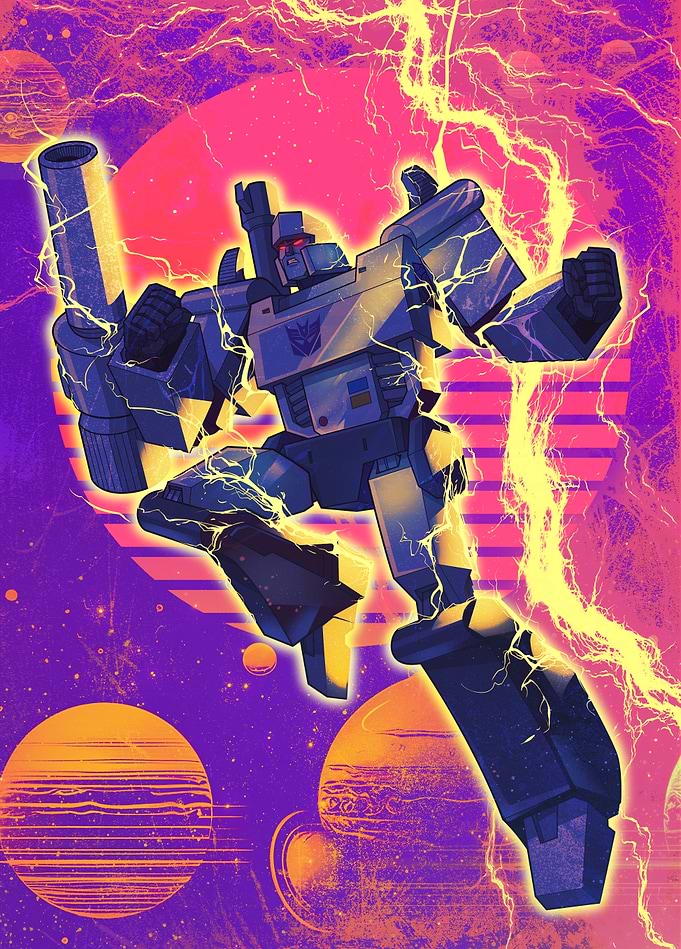Transformers - Vaporwave Megatron