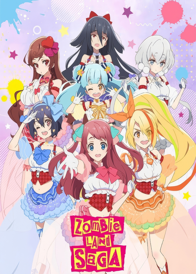 Zombie Land Saga Anime Poster