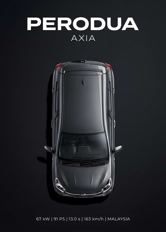 Perodua Axia Car Advertisement