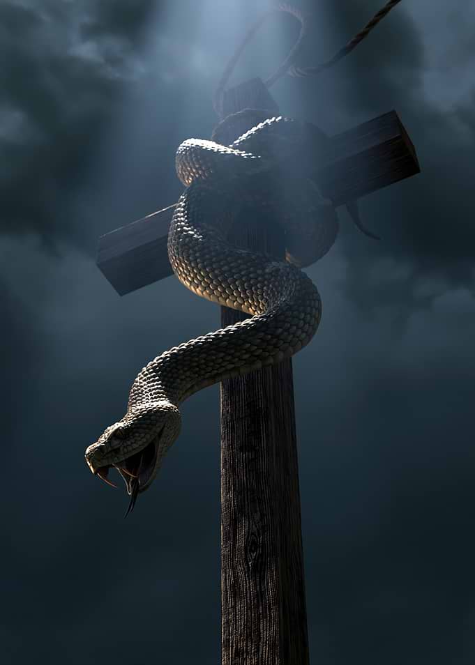 Snake on a Cross