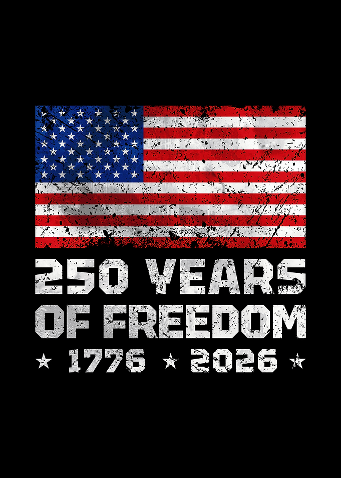 250 Years of Freedom USA Flag