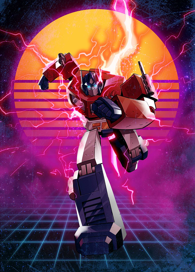 Transformers - Vaporwave Optimus Prime