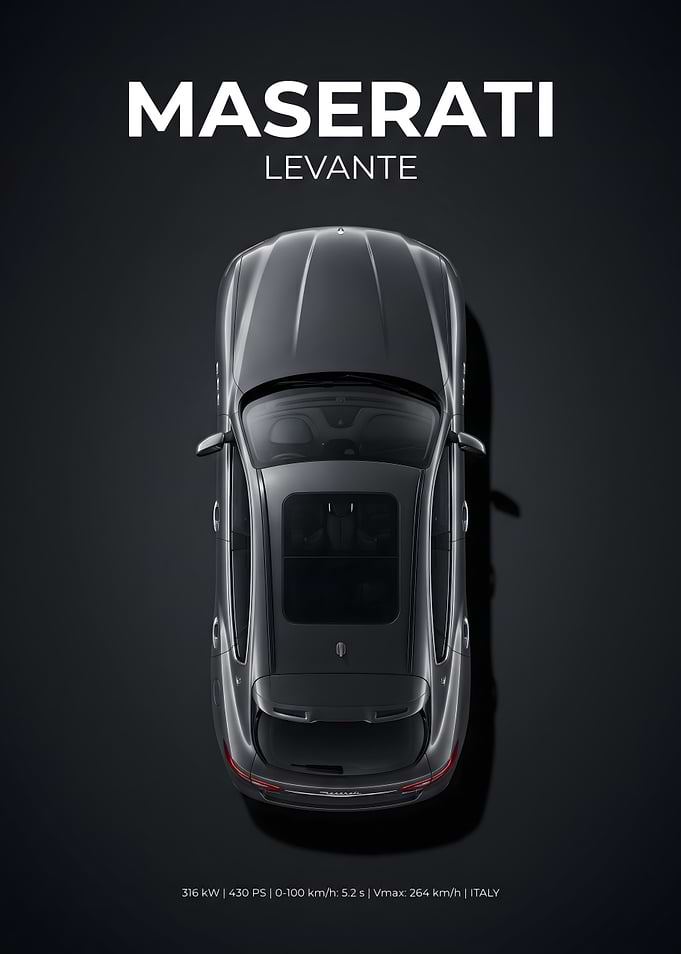 Maserati Levante Top View