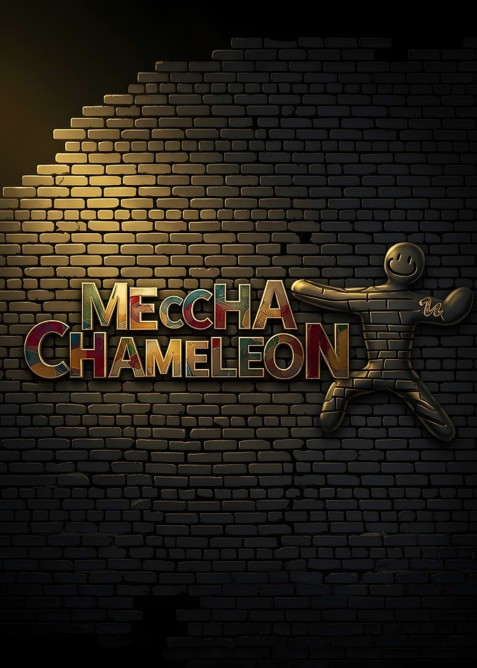 Mecha Chameleon Text Art