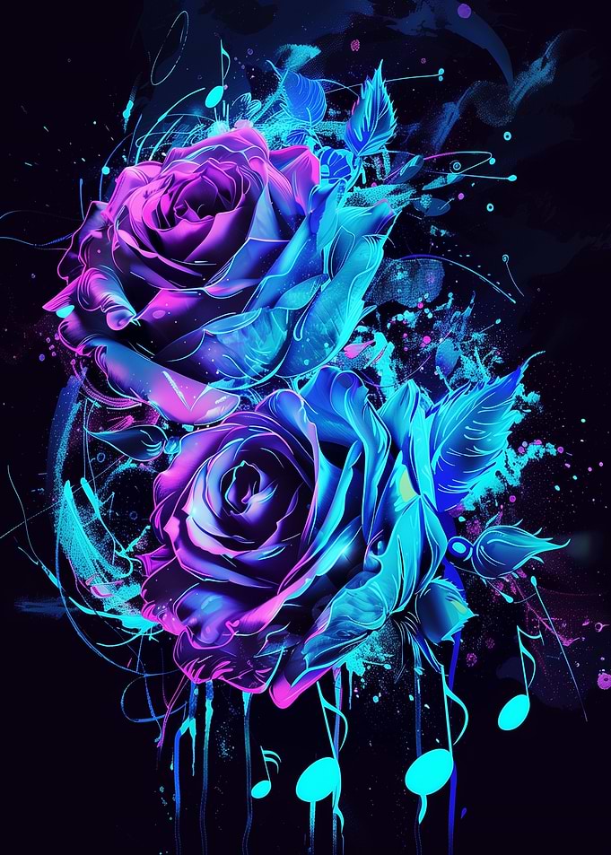 Neon Bloom Symphony