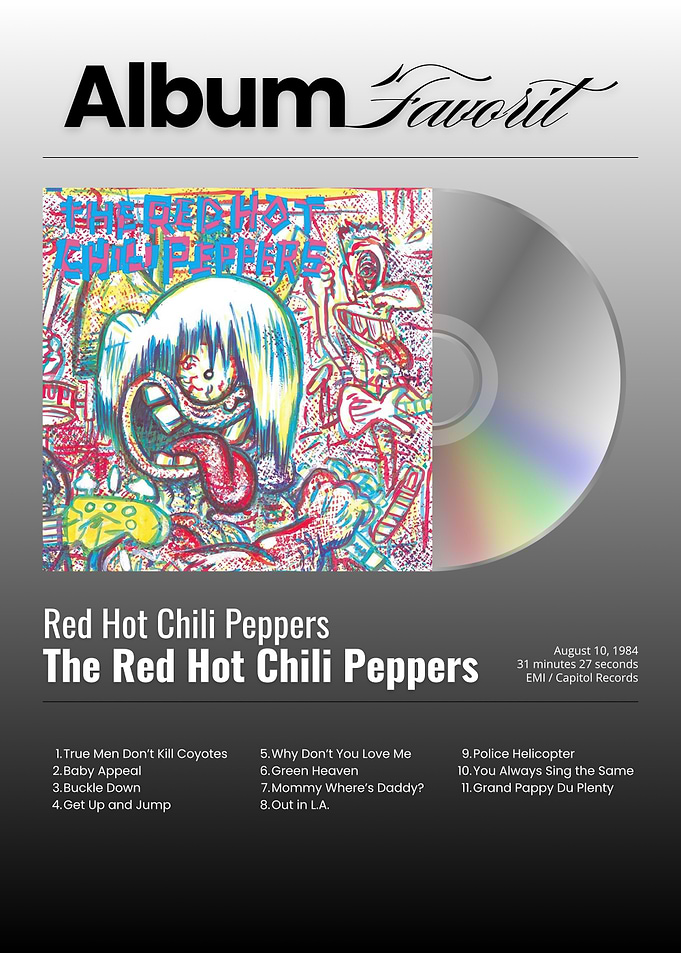 Red Hot Chili Peppers Album Cover