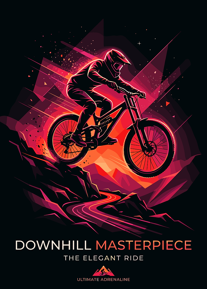 Downhill Mountain Biker