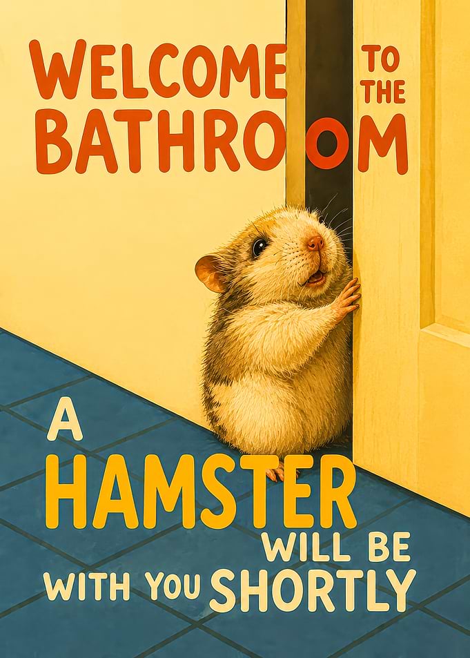 Welcome to the Bathroom Hamster