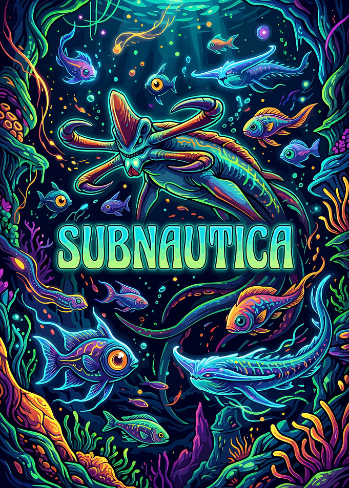 Subnautica Game Poster