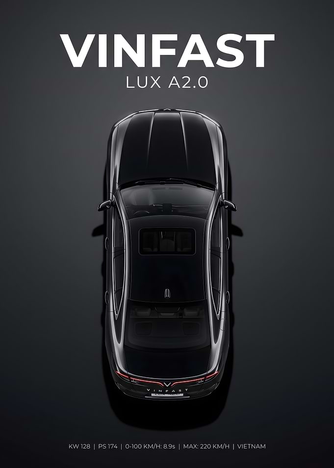 VinFast Lux A2.0 Top View