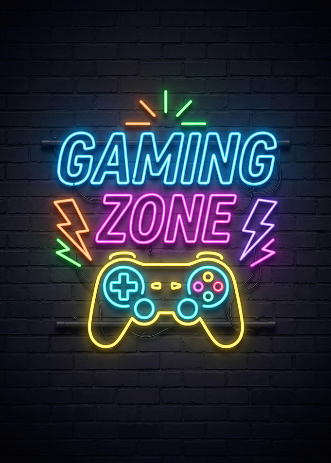 Gaming Zone Neon Sign